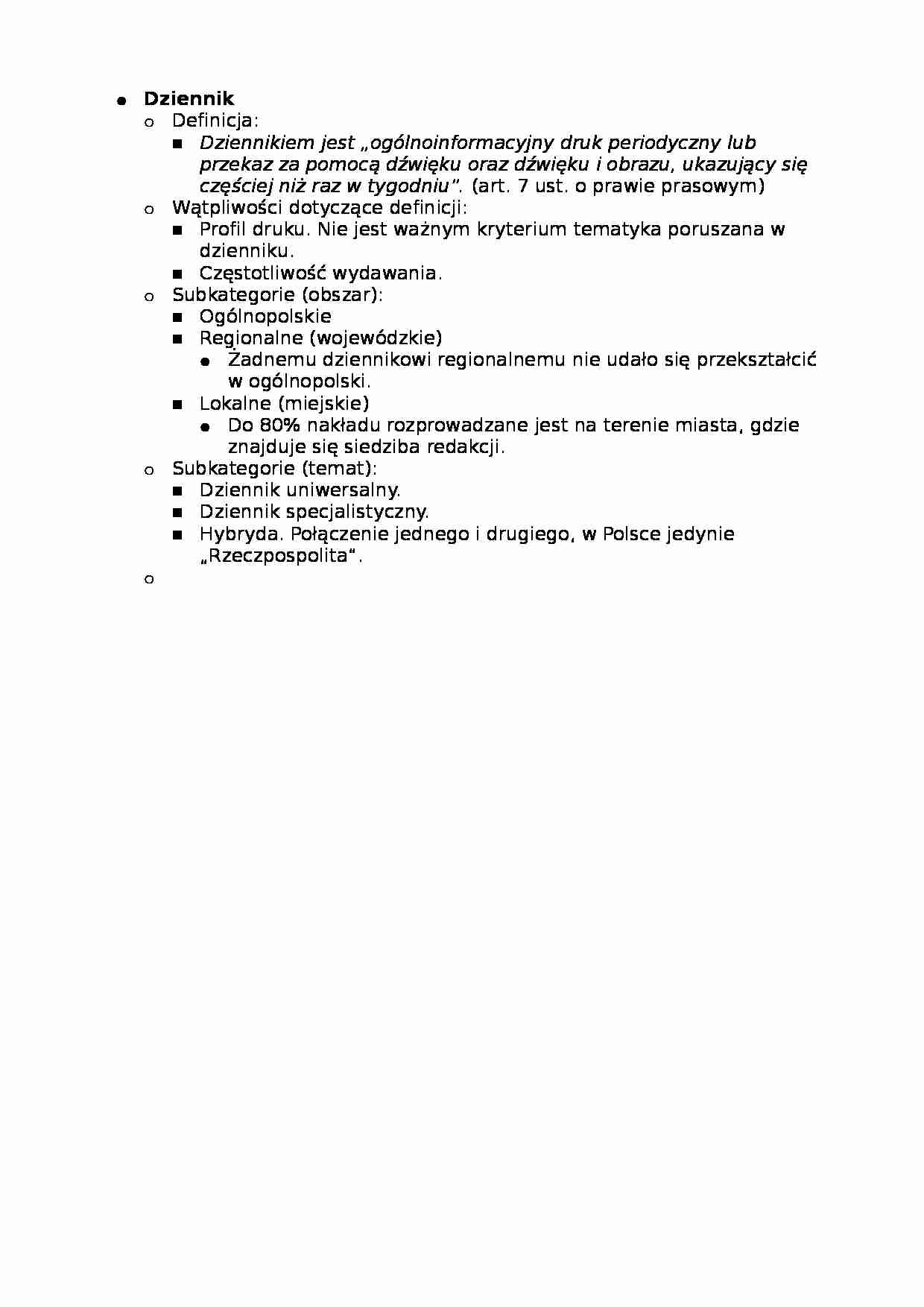 Polski System Medialny - wykład 18.02.2008 - strona 1