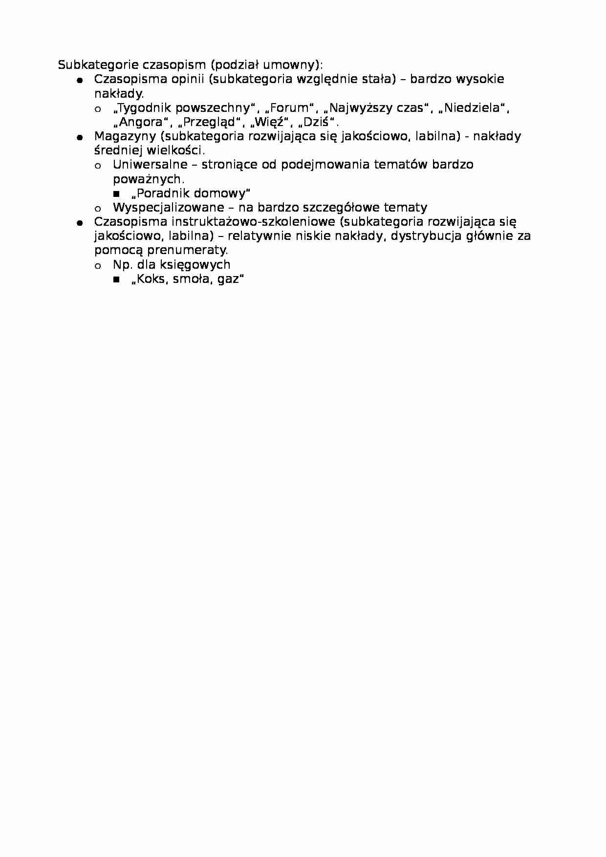 Polski System Medialny - wykład 31.03.2008 - strona 1