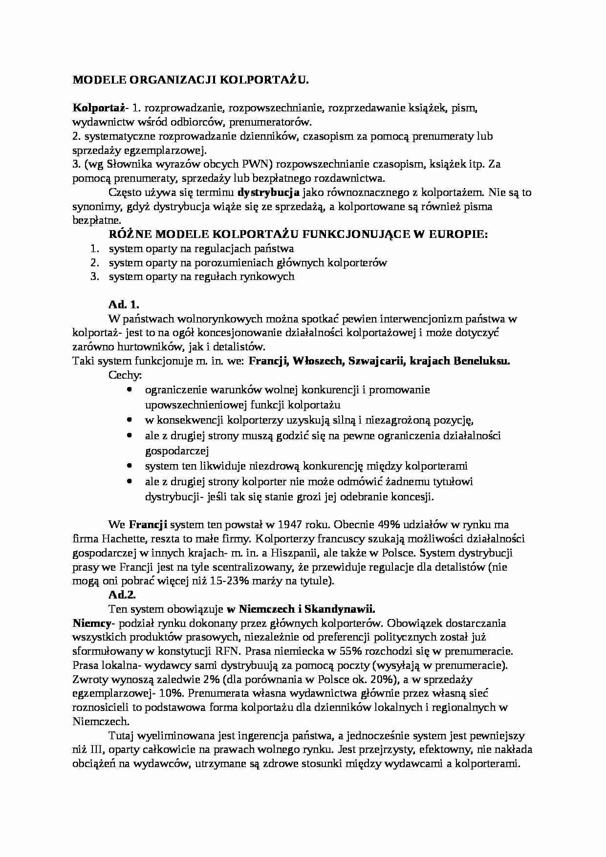 zagadnienia wersja 2 - Polski System Medialny - strona 1