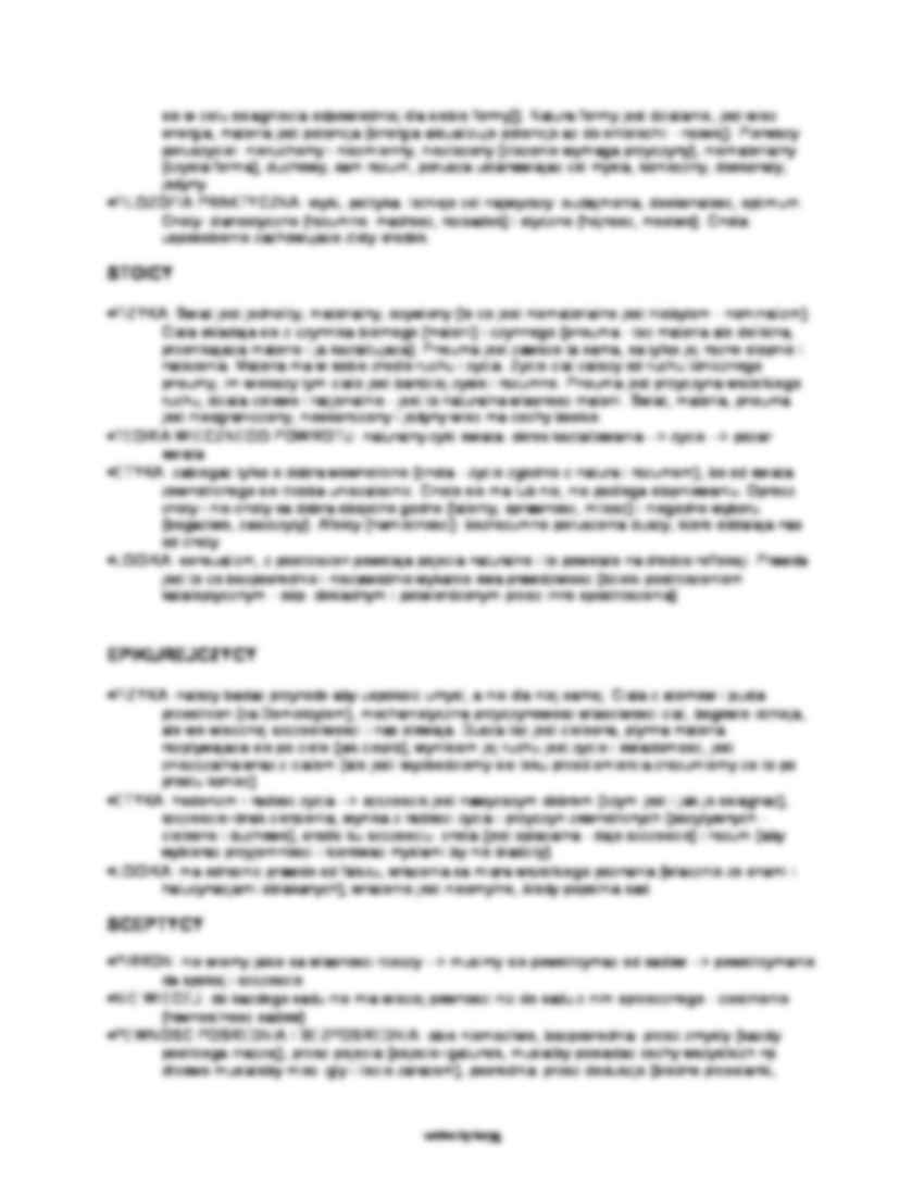 Filozofia - skrypt - FILOZOFIA PRZYRODY - strona 3