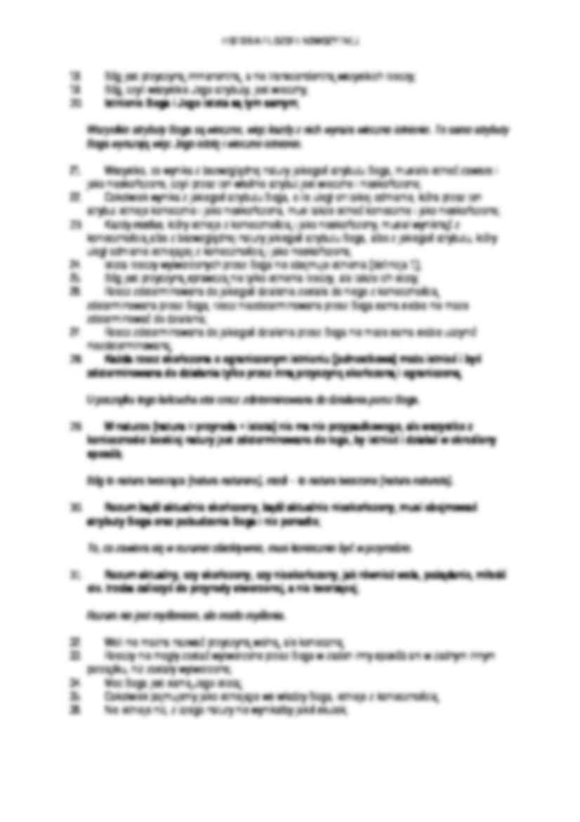 Benedictus de Spinoza - „Etyka”  - opracowanie - strona 3