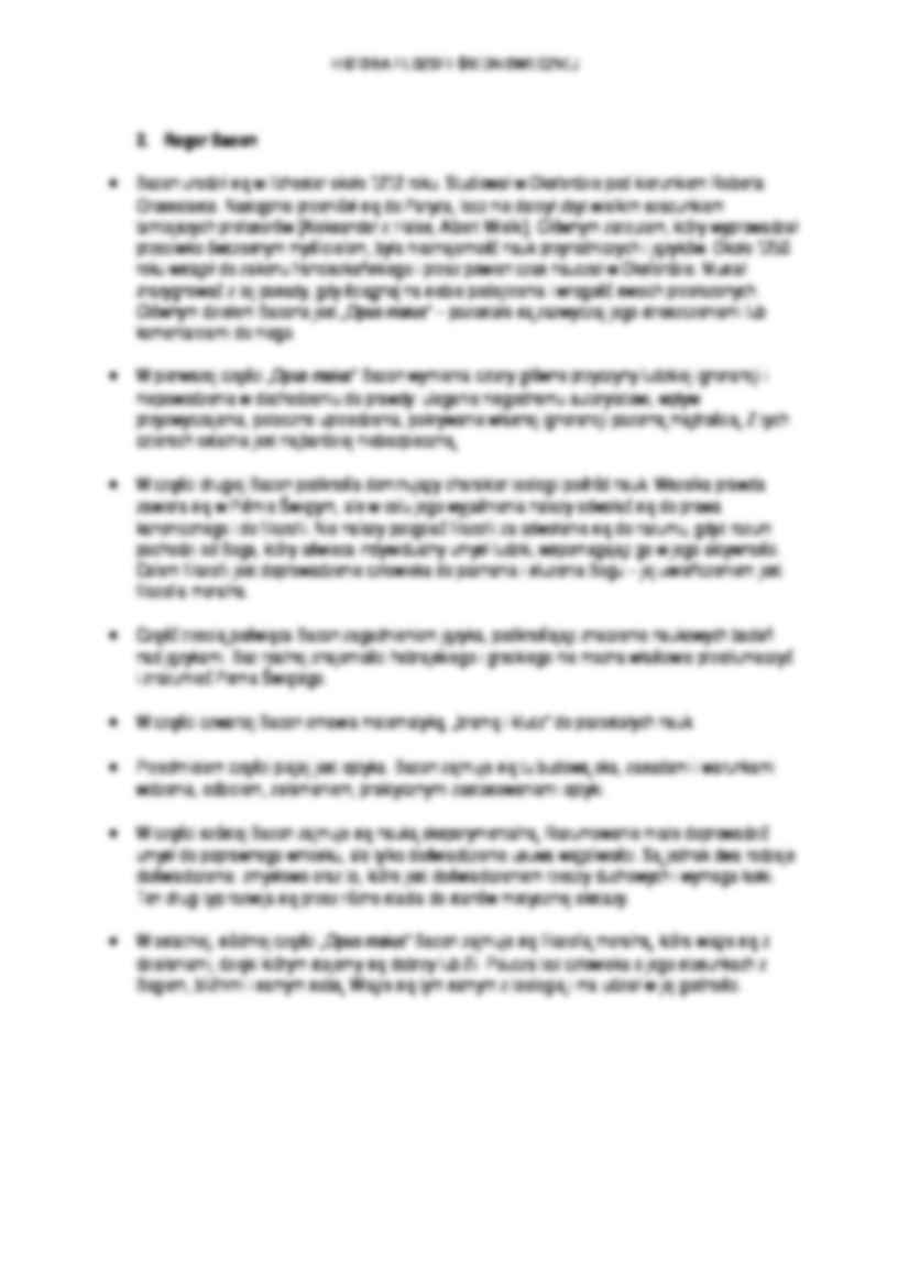 Teologia i nauka - A. Wielki, R. Bacon - strona 2