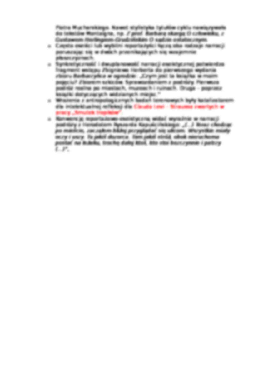 Esej - geneza, definicja, konstrukcja i sposób wykładu - strona 2