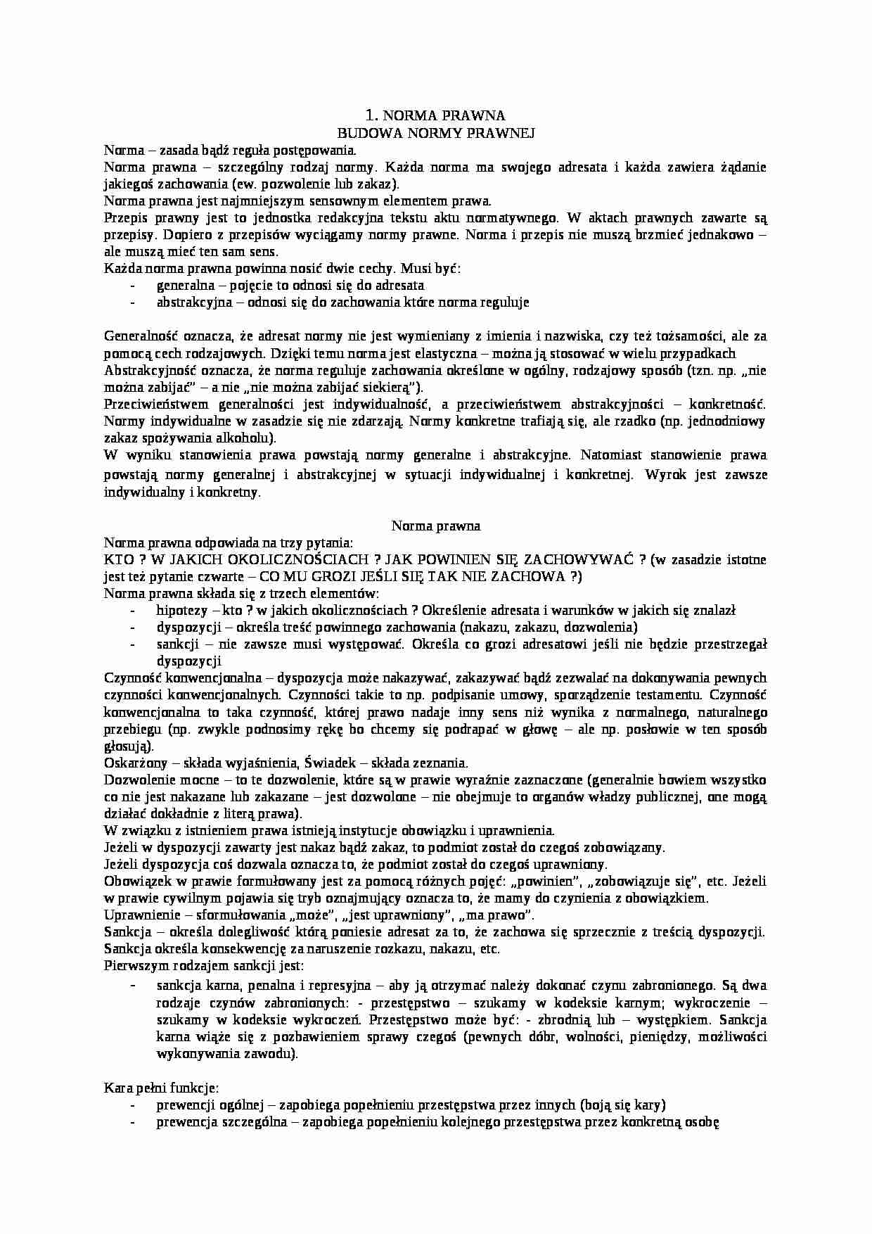 Encyklopedia prawa - norma prawna - strona 1