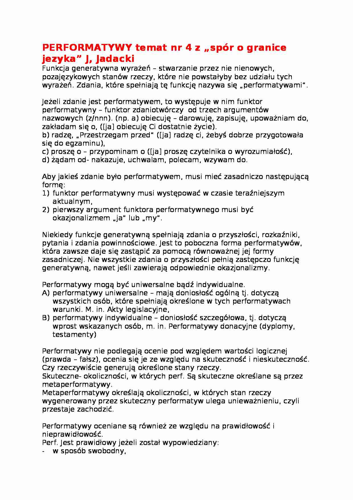 Funkcja generatywna - strona 1