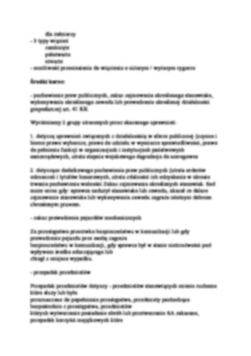 Kary i środki karne - strona 2