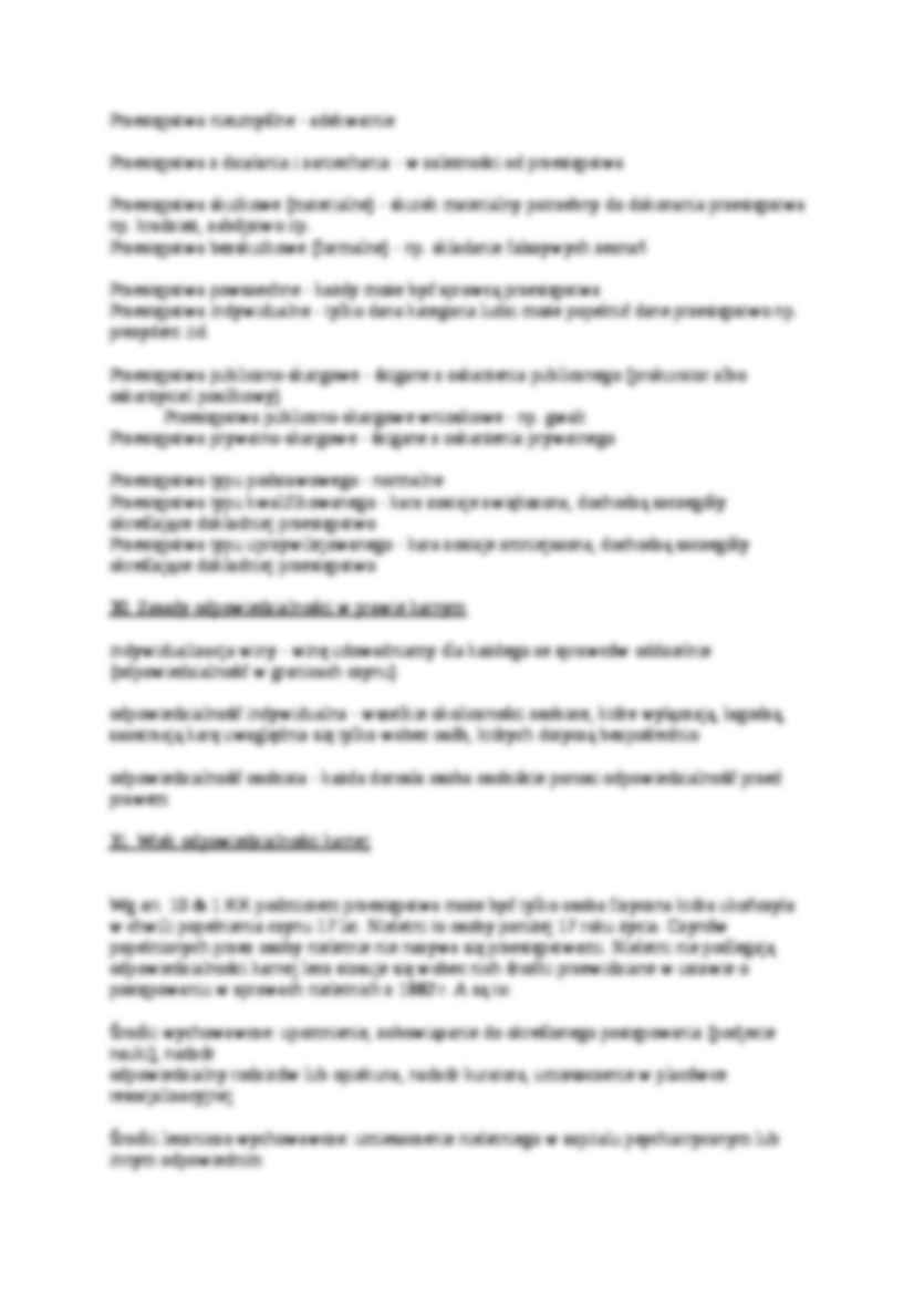 Prawo karne - opracowanie kolokwium - strona 2