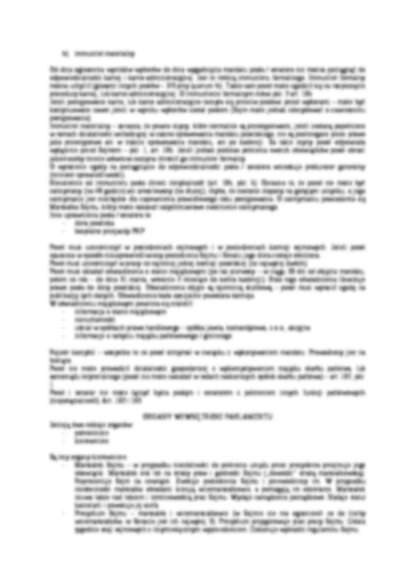 Prawo konstytucyjne - opracowanie egzaminu - strona 3
