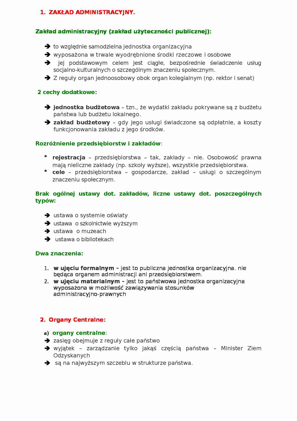 Opracowanie pytań  egzaminacyjnych 1 - strona 1