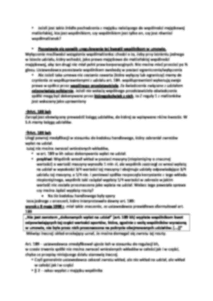 Prowadzenie spraw spółki, czyli stosunki wewnętrzne spółki - strona 3