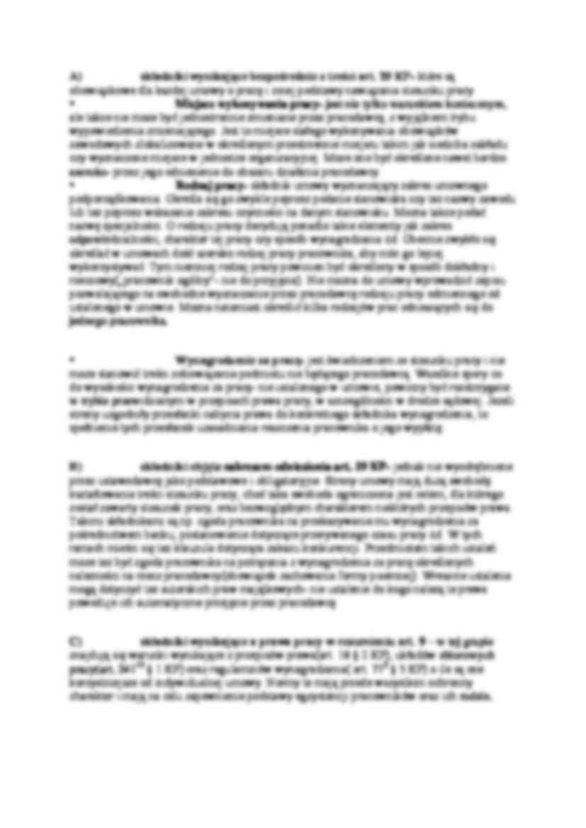 Określanie warunków umowy o pracę - strona 2