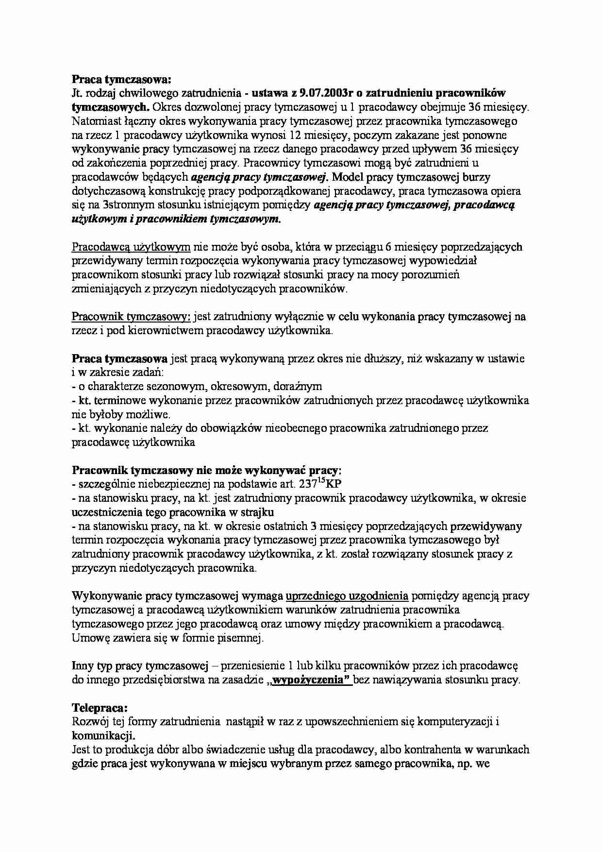 Praca tymczasowa - strona 1