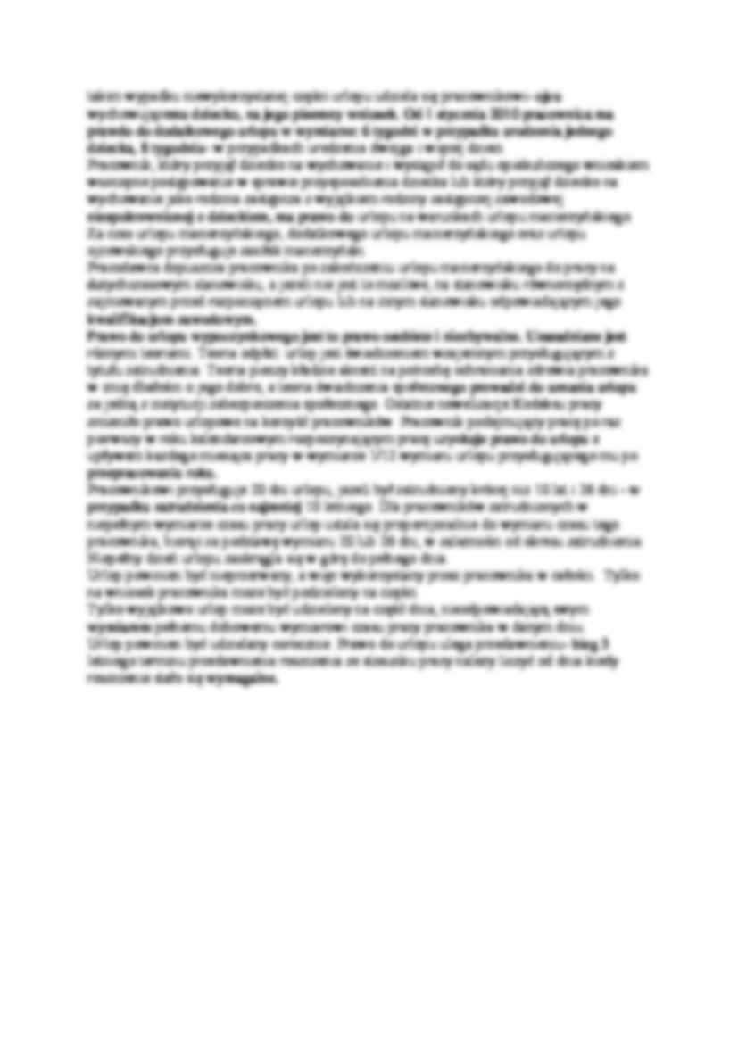 Prawo do urlopu-macierzyńskiego, wypoczynkowego, wychowawczego - strona 2