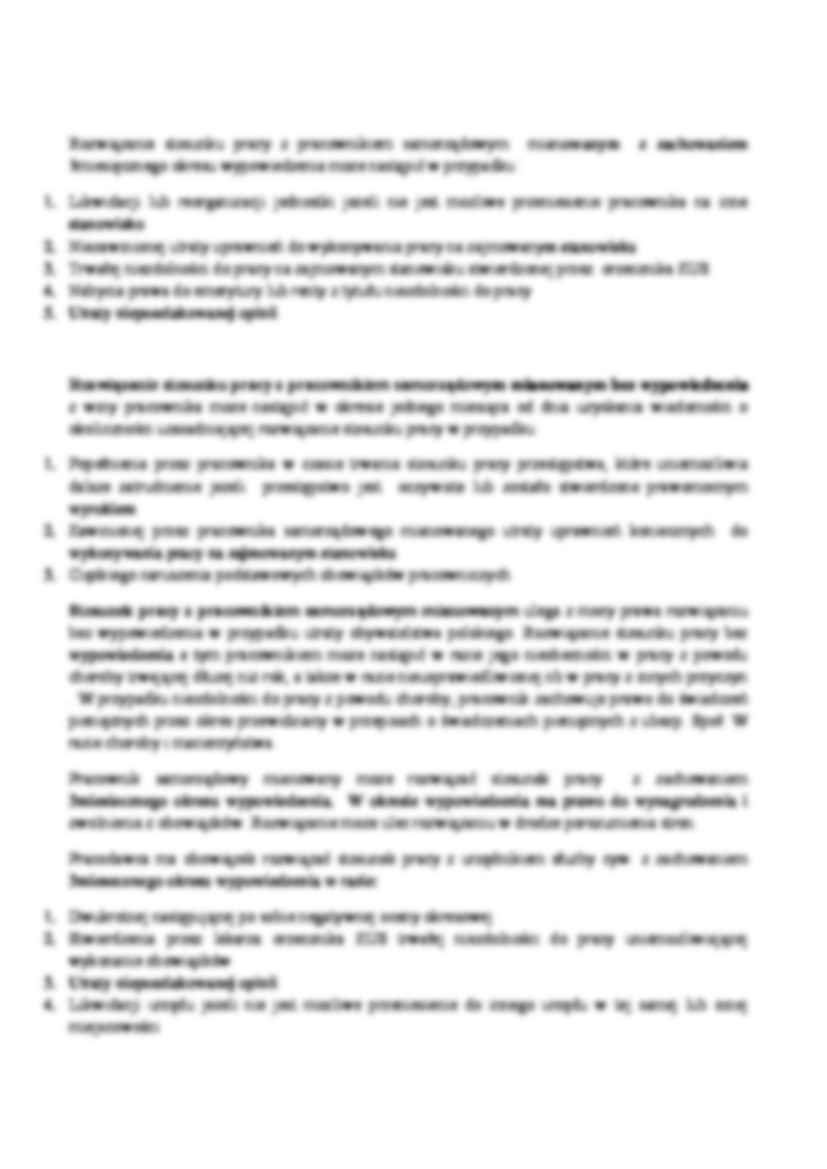 Ustanie stosunku pracy - strona 3