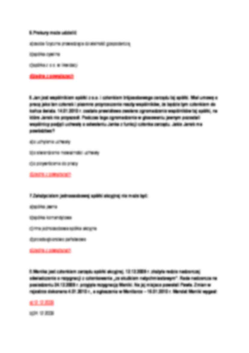 Prawo handlowe-test 1 - strona 2