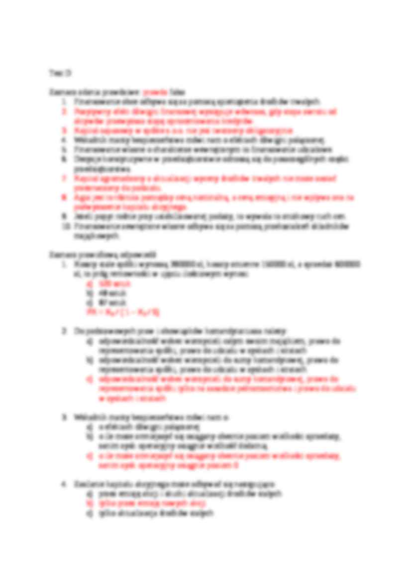 Analiza ekonomiczna - test - Marża - strona 3