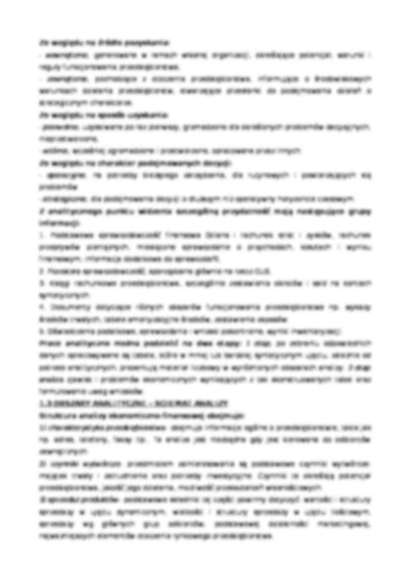 Analiza ekonomiczna i jej cele - strona 3