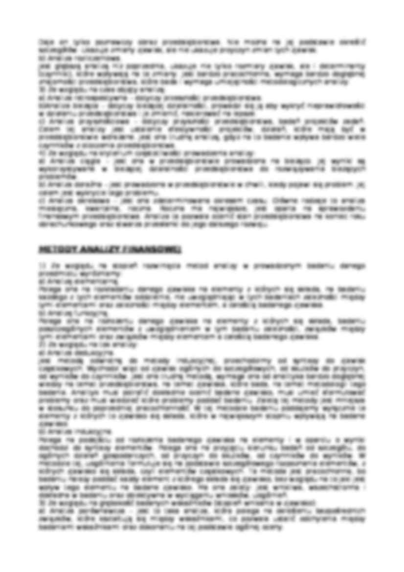 Analiza finansowa i istota analizy - strona 3