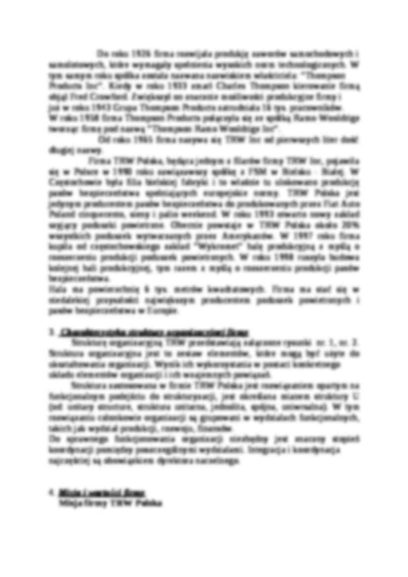 Analiza rynku - charakterystyka przedsiębiorstwa - strona 2
