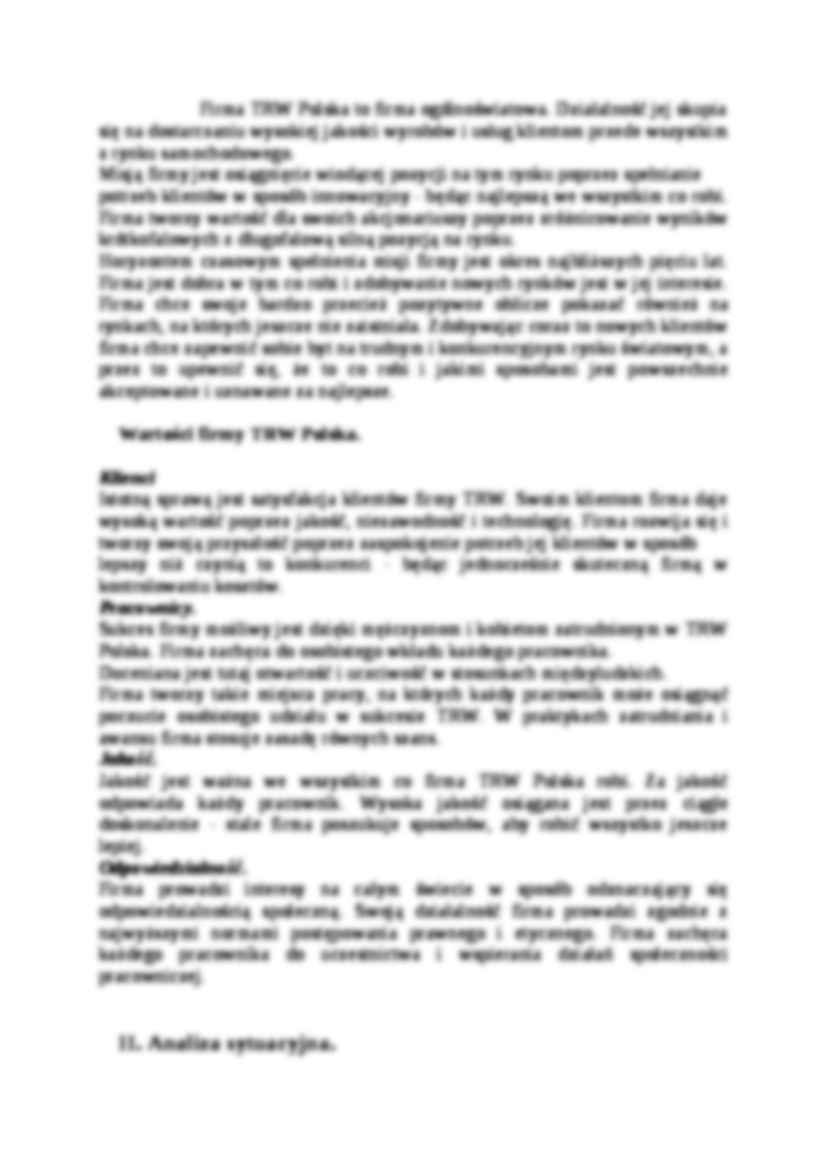 Analiza rynku - charakterystyka przedsiębiorstwa - strona 3