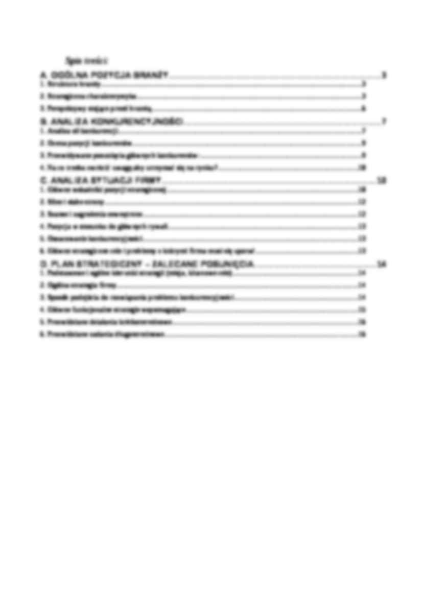 Analiza strategiczna  - browar - Piwo - strona 2