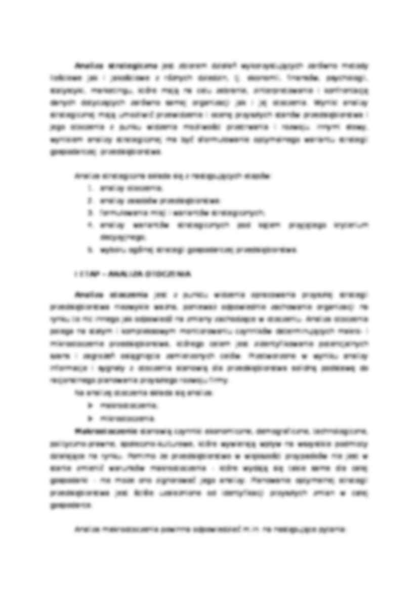 Etapy analizy strategicznej - Makrootoczenie - strona 2