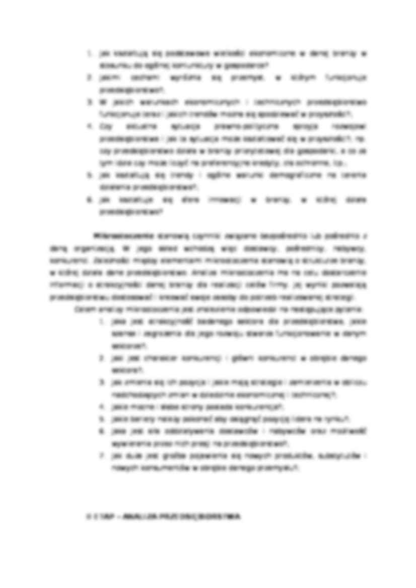 Etapy analizy strategicznej - Makrootoczenie - strona 3
