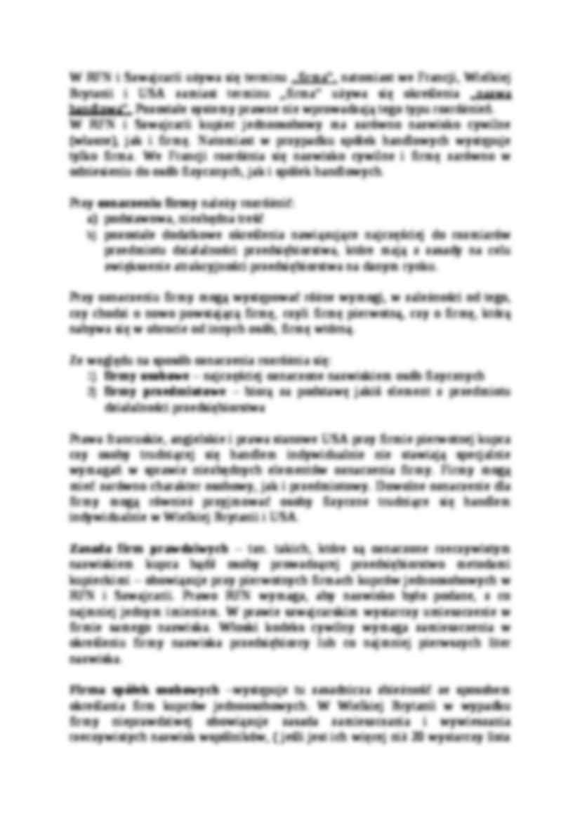 Firma kupca jednoosobowego i spółek handlowych - strona 2