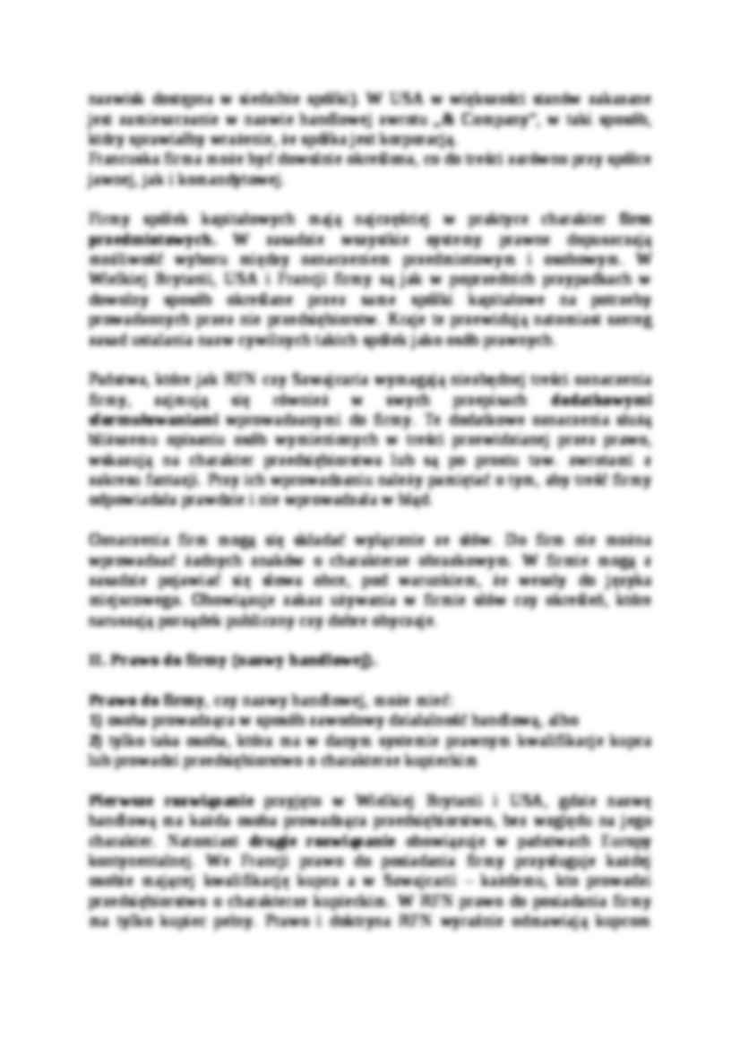 Firma kupca jednoosobowego i spółek handlowych - strona 3