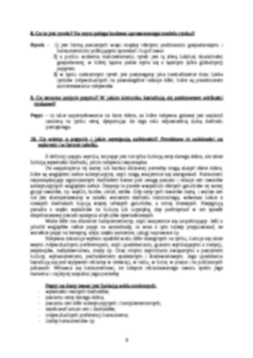 Pytania problemowe z ekonomii - strona 3