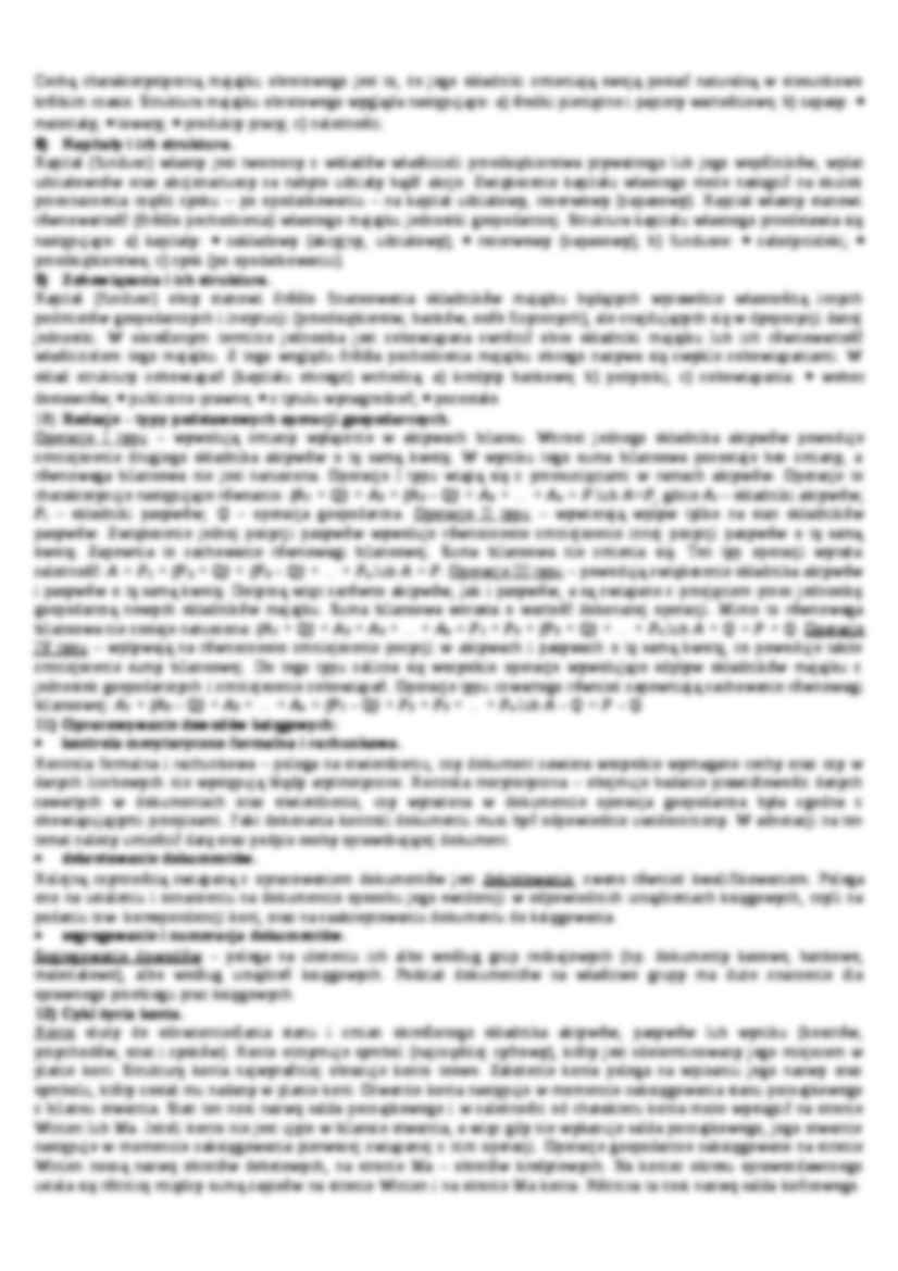 Pojęcie rachunkowości - wykład - strona 2