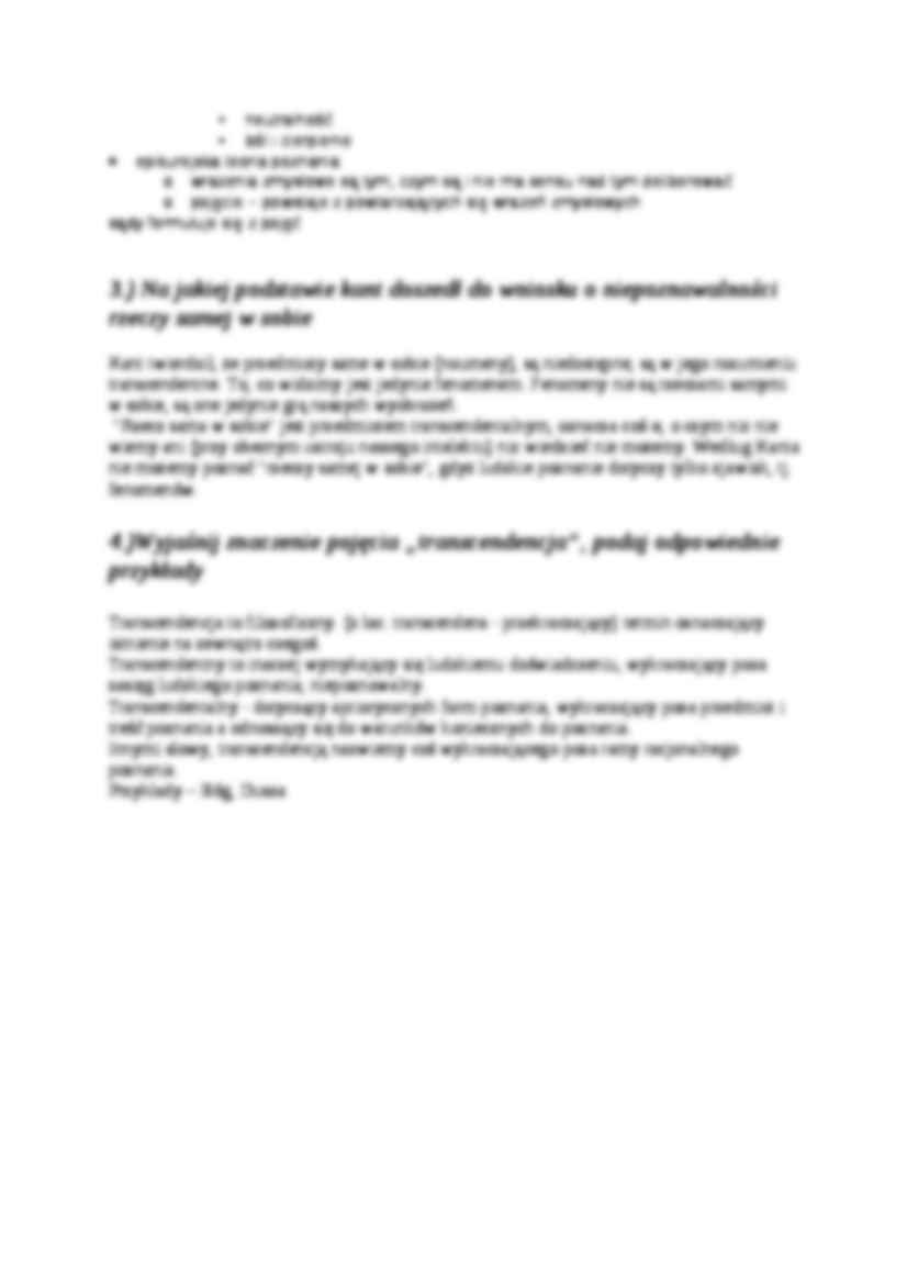 Założenia nowożytnego racjonalizmu na przykładzie filozofii Kartezjusza - strona 3