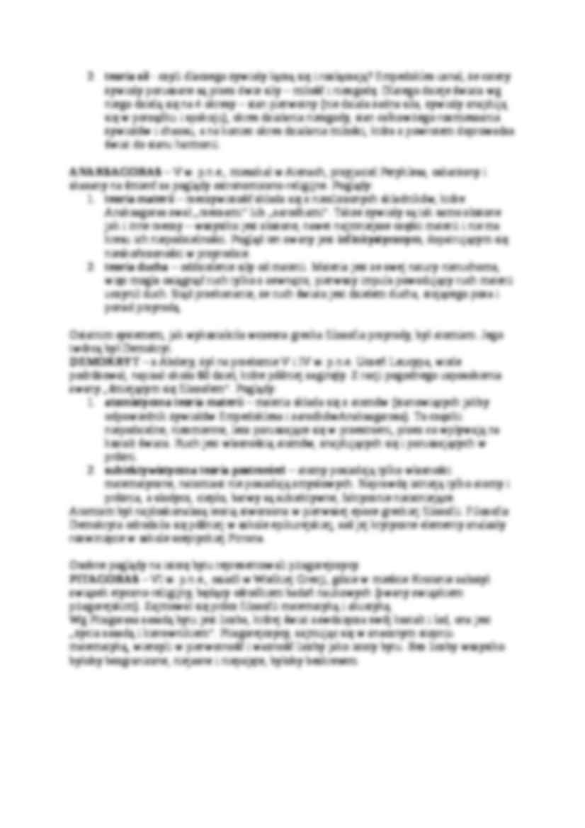 Filozofia - zestaw zagadnień - strona 3