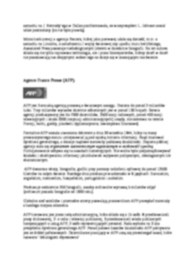 Agencje informacyjne - wykład - strona 3