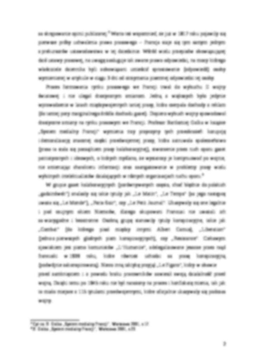 Francuska prasa prestiżowa - referat - strona 2
