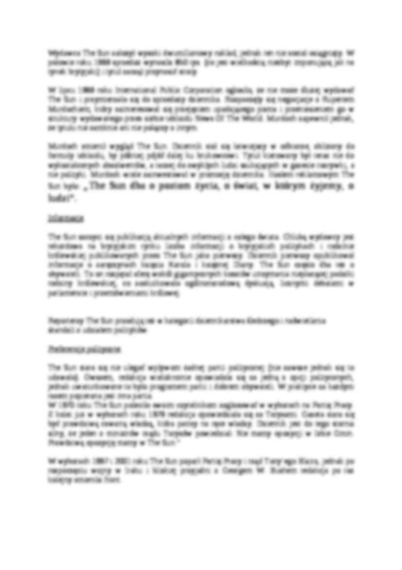 Prasa masowa w Wielkiej Brytanii - referat - strona 2