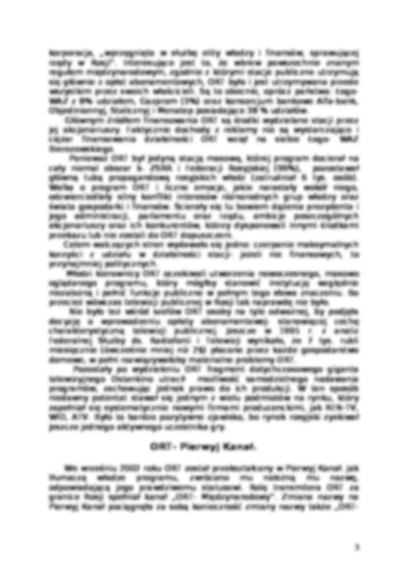 Telewizja rosyjska- krótka historia - strona 3