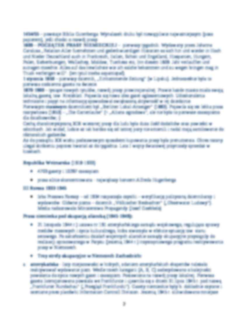 Media niemieckie - opracowanie - strona 2