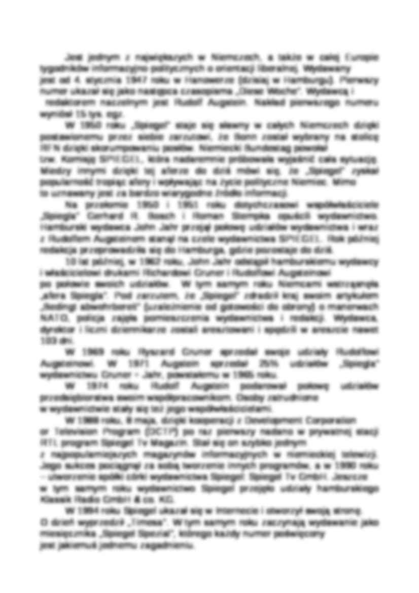 Popularne tygodniki w Niemczech - strona 2