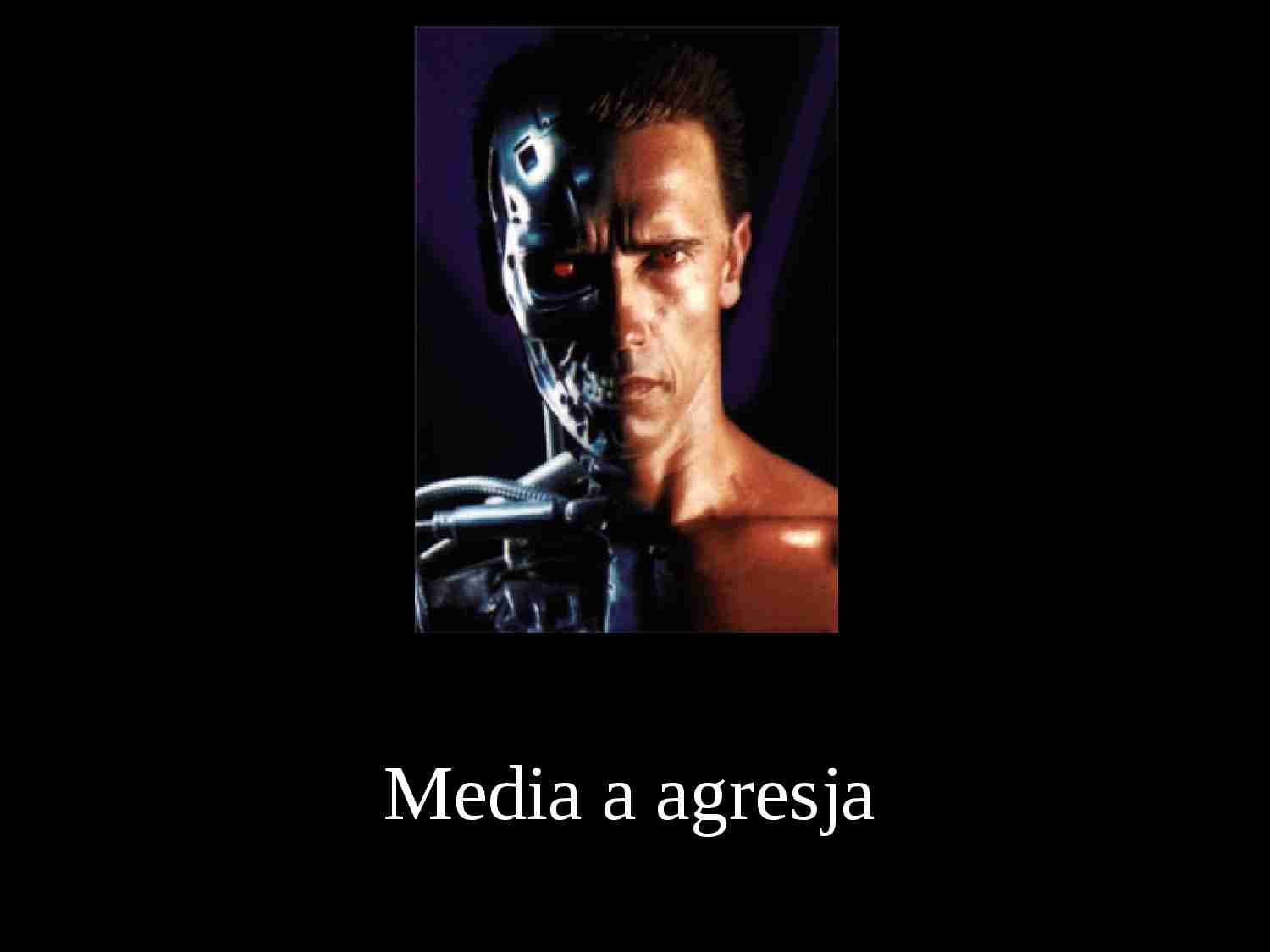 Media a agresja - prezentacja - strona 1