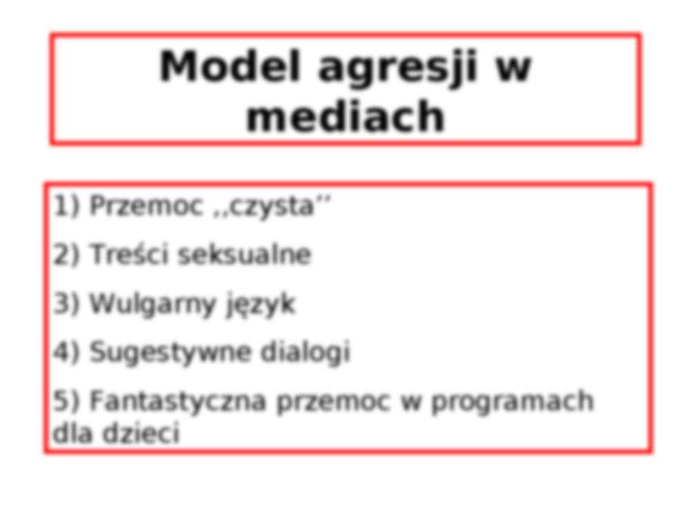 Media a agresja - prezentacja - strona 3