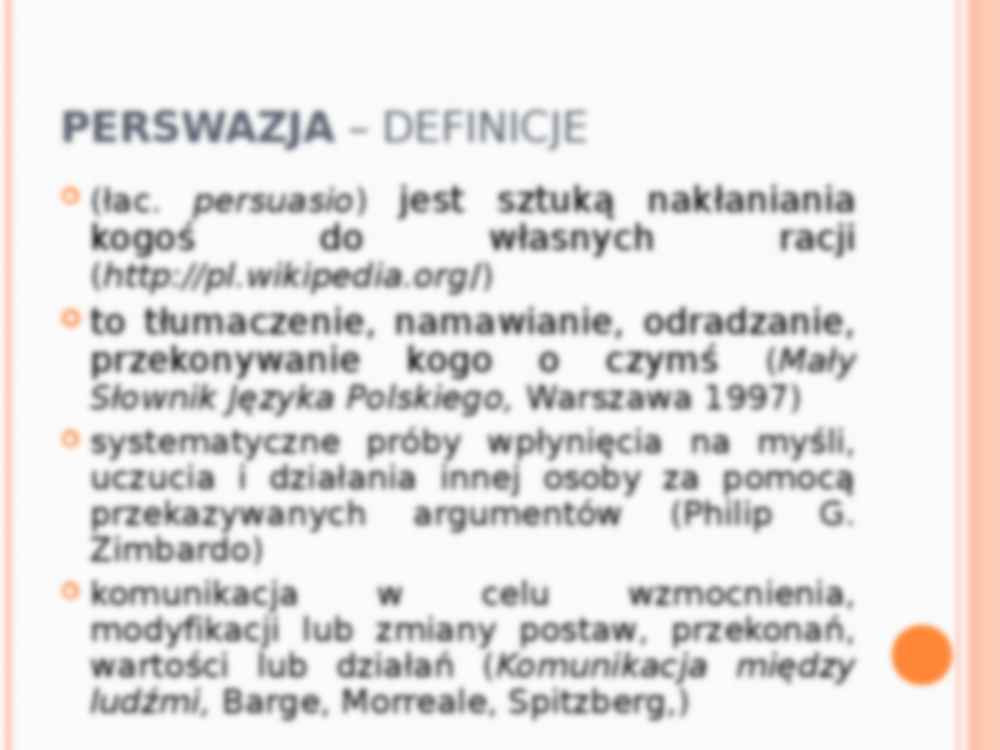 Prezentacja o perswazji - strona 2