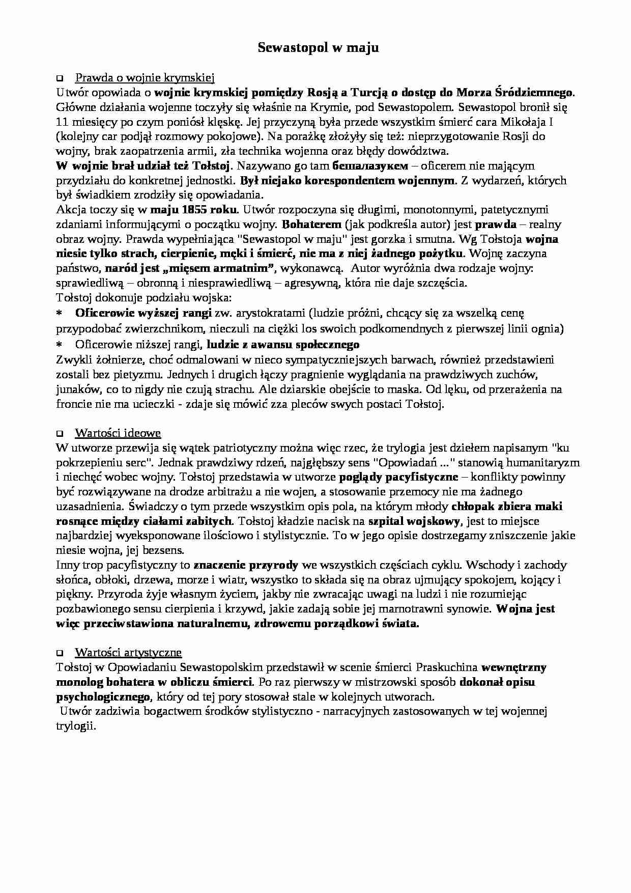 Sewastopol w maju - strona 1