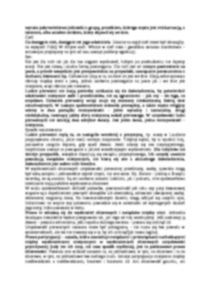 Partycypacja mistyczna Lucien Levy-opracowania  - strona 2
