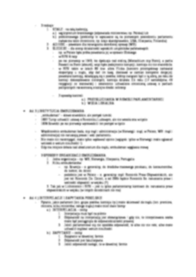Gabinetowo-parlamentarny system rządów - strona 2