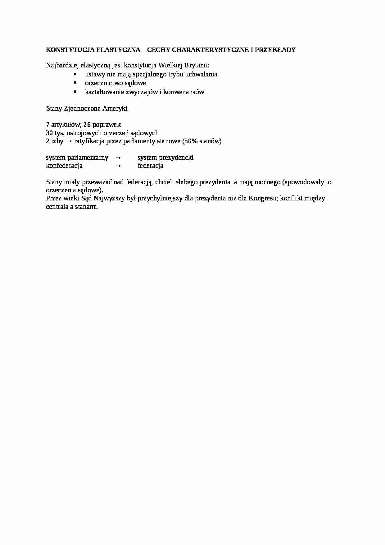 Konstytucja elastyczna - strona 1