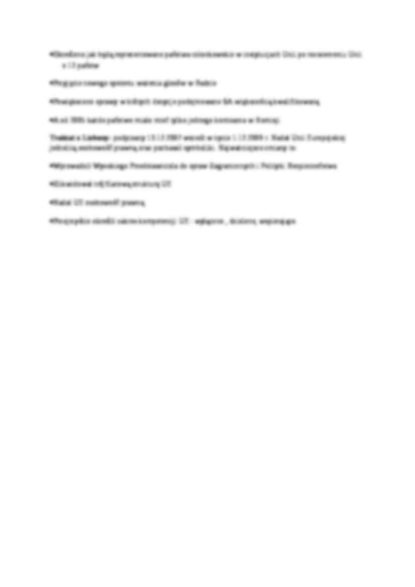  Przemiany Uni Europejskiej od momentu jej powołania do wejścia w życie Traktatu Lizbońskiego - strona 3