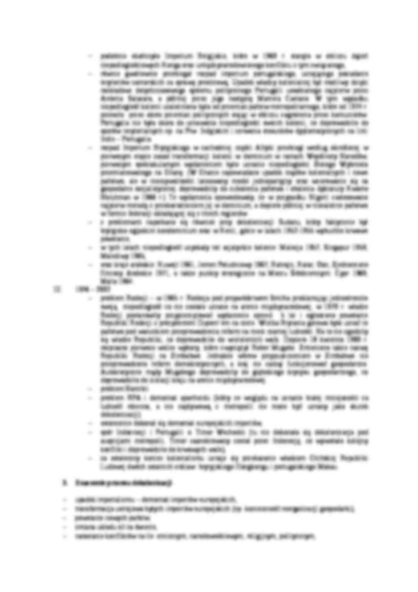   Przebieg i znaczenie procesu dekolonizacji - strona 2