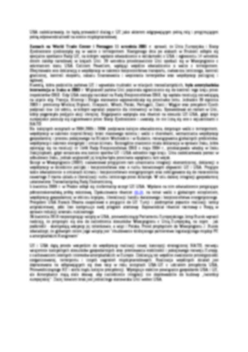  Relacje UE ze Stanami Zjednoczonymi Ameryki - strona 2