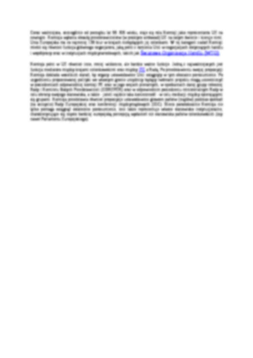   Rola Komisji Europejskiej w strukturze instytucjonalnej UE - strona 3